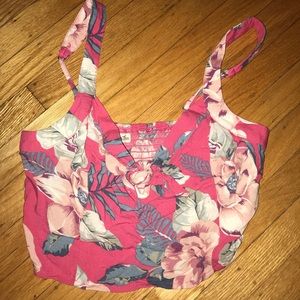 Floral crop top